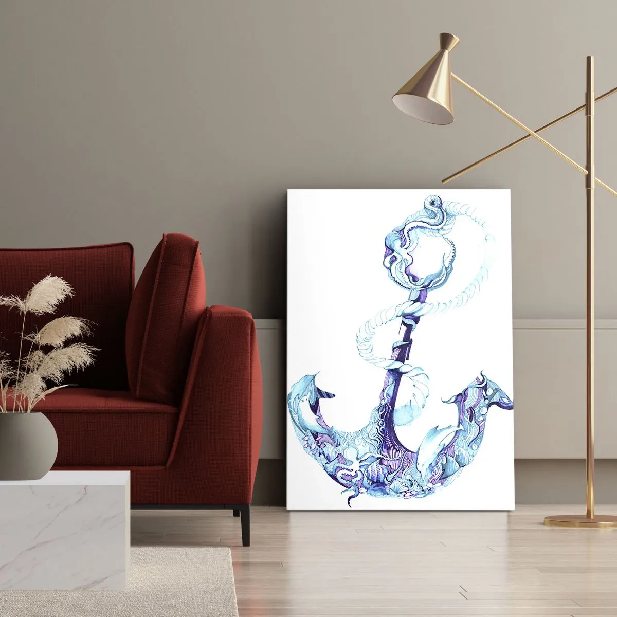 Obraz na plátně - Důvěrnice tajemství moře - 50x70 cm