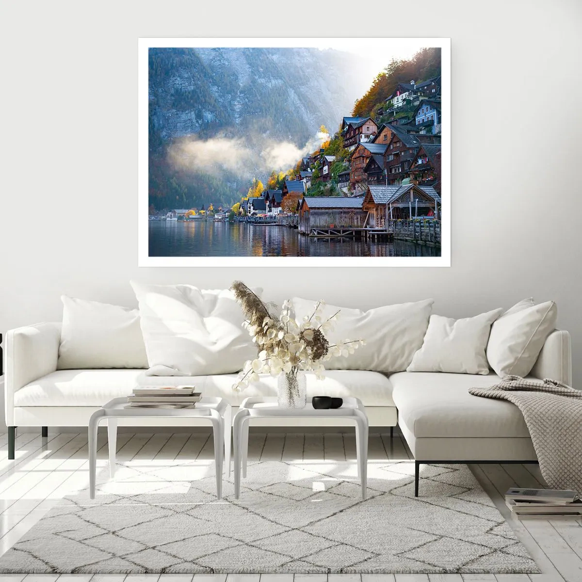 Plakát - Alpská krajina - 40x30 cm