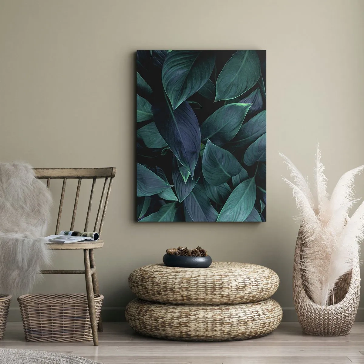 Obraz na plátně - Zeleň sama o sobě - 50x70 cm
