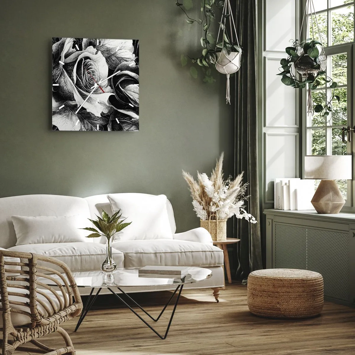 Nástěnné hodiny - Vždy královnou - 40x40 cm