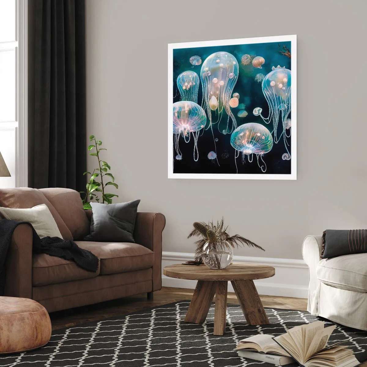 Plakát - Podvodní ples - 60x60 cm