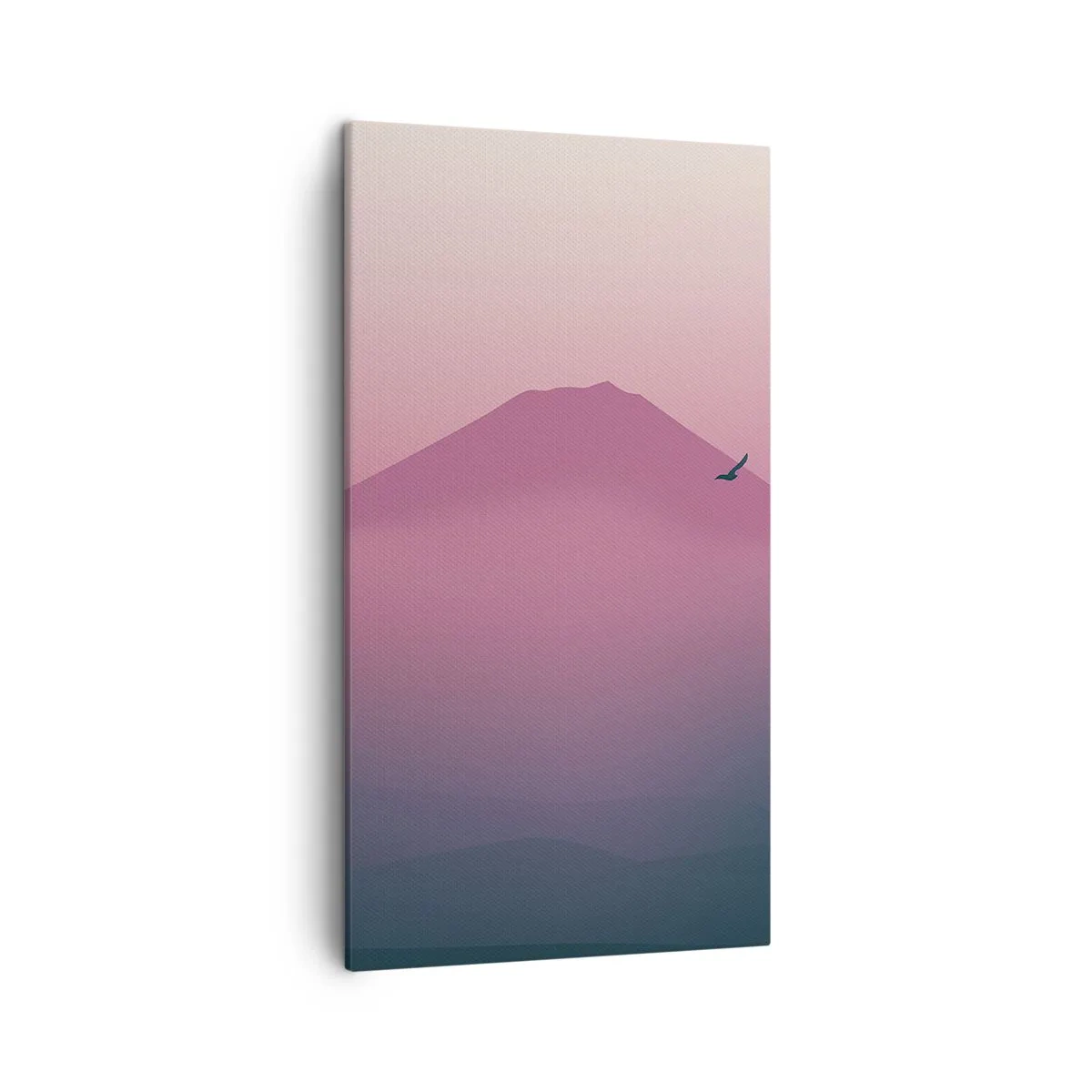 Obraz na plátně - Poutníci nad oblaky - 45x80 cm