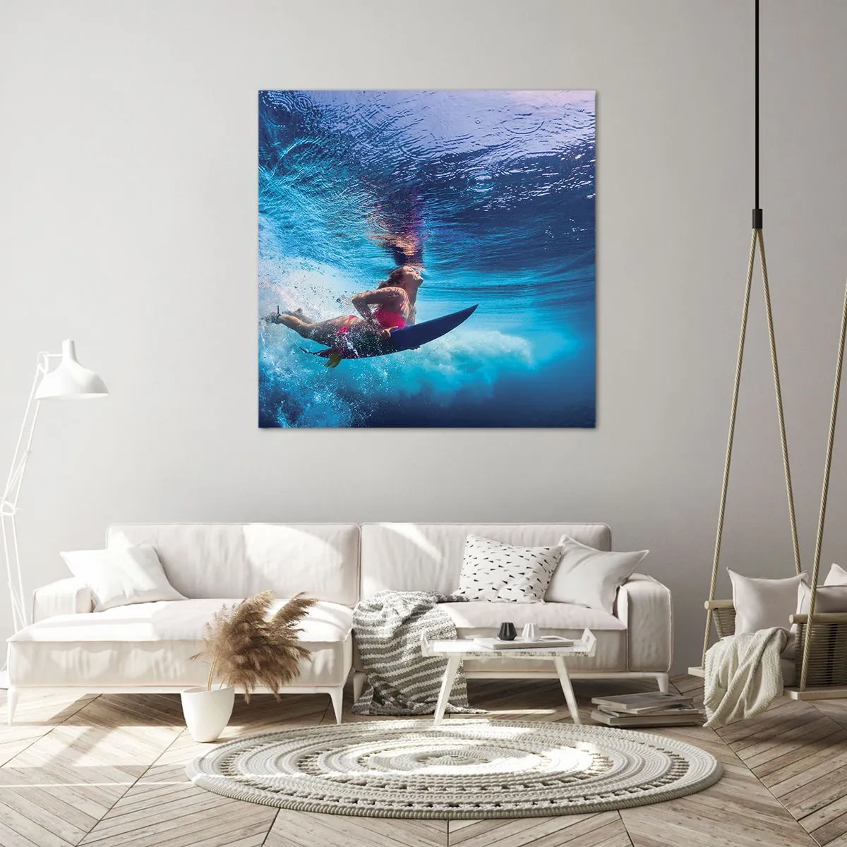 Obraz na plátně - Hloubka radosti - 40x40 cm