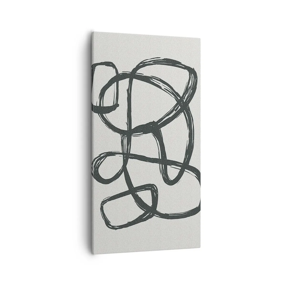 Obraz na plátně - Abstrakce ve smyčce - 55x100 cm