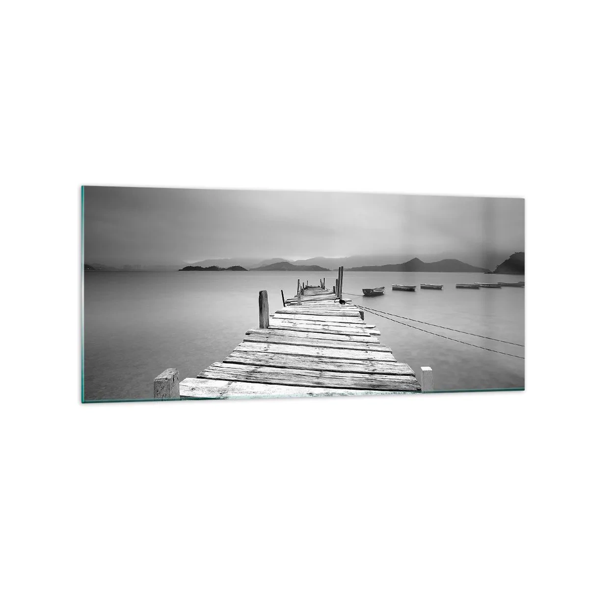 Obraz na skle - Za horami, za moři - 120x50 cm