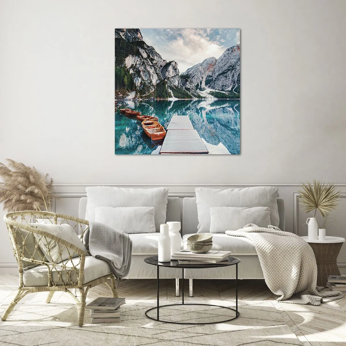 Obraz na skle - Ukážeme vám krásu - 70x70 cm