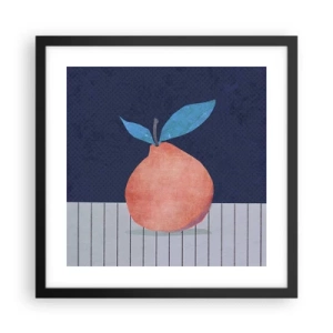 Plakát v černém rámu - Konvexita a rovina - 40x40 cm