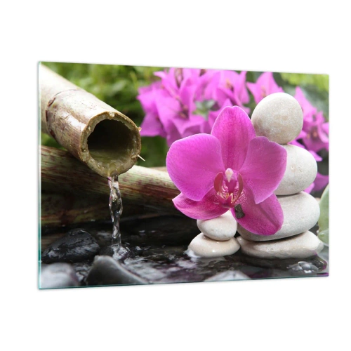 Obraz na skle - Už odpočíváš - 120x80 cm