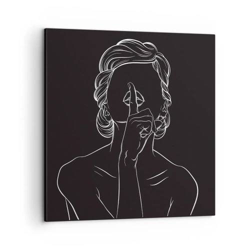 Obraz na plátně - Krása rozkvétá v tichu - 50x50 cm