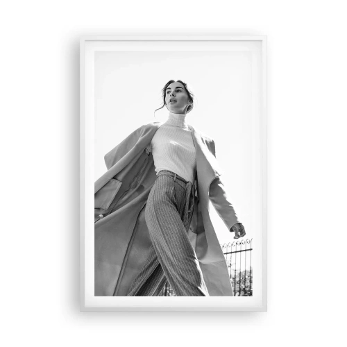 Plakát v bílém rámu - Jdeš se mnou? - 61x91 cm