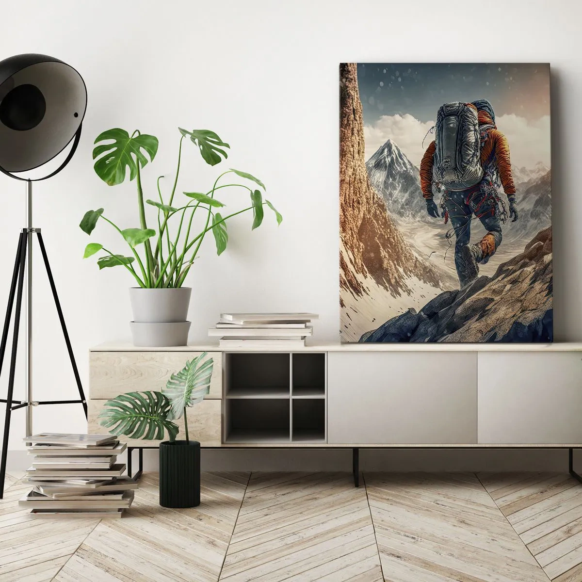 Obraz na plátně - Osamělý bojovník - 70x100 cm