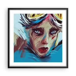 Plakát v černém rámu - Silniční válečnice - 50x50 cm