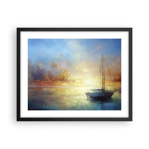 Plakát v černém rámu - Ve zlatém zálivu - 50x40 cm