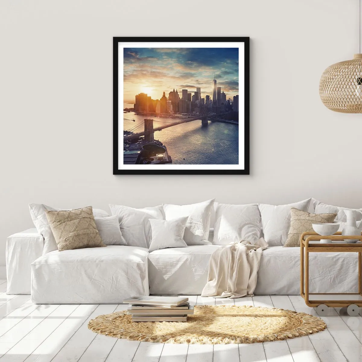 Plakát v černém rámu - Pomník kultury Západu - 60x60 cm