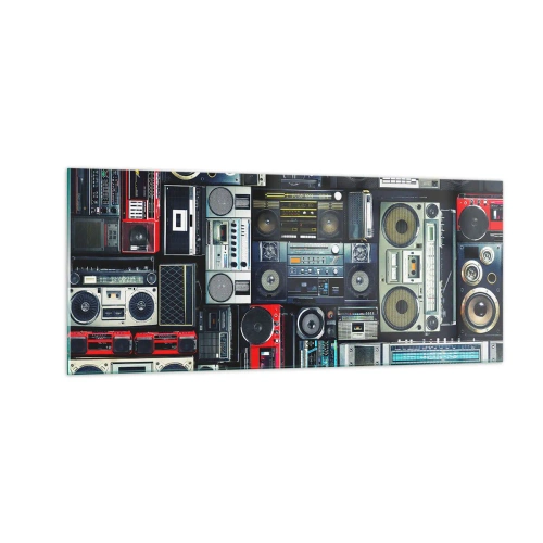 Obraz na skle - Stesk po 80. letech - 100x40 cm