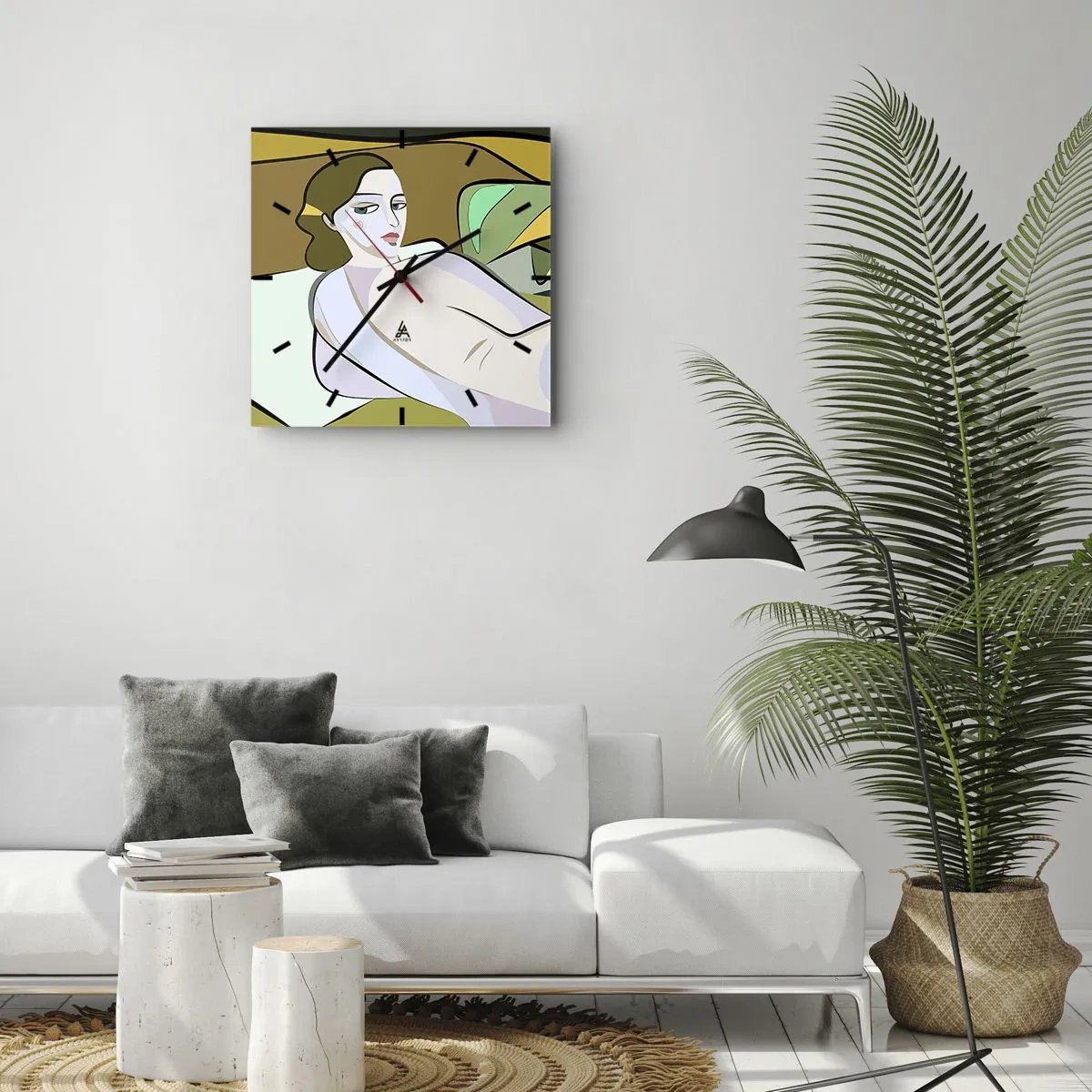 Nástěnné hodiny - Intimní portrét - 40x40 cm