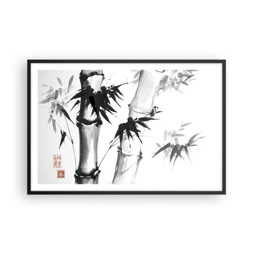 Plakát v černém rámu - Blízký záběr na orient - 91x61 cm