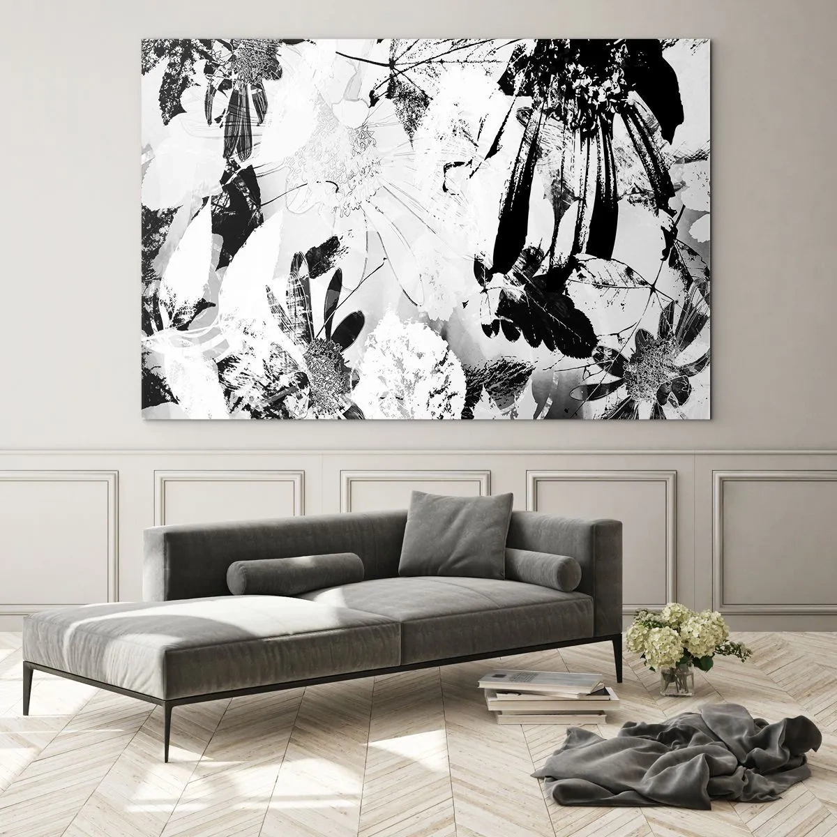 Obraz na skle - Podzim v negativu - 100x70 cm
