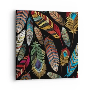 Obraz na plátně - Ptačí karneval - 30x30 cm