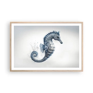 Plakát v rámu světlý dub - Jemný vtip přírody - 91x61 cm