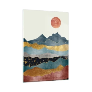 Obraz na skle - Průřez světem - 50x70 cm