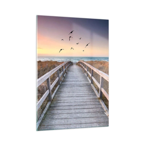 Obraz na skle - Prostor pro vzestupy - 50x70 cm