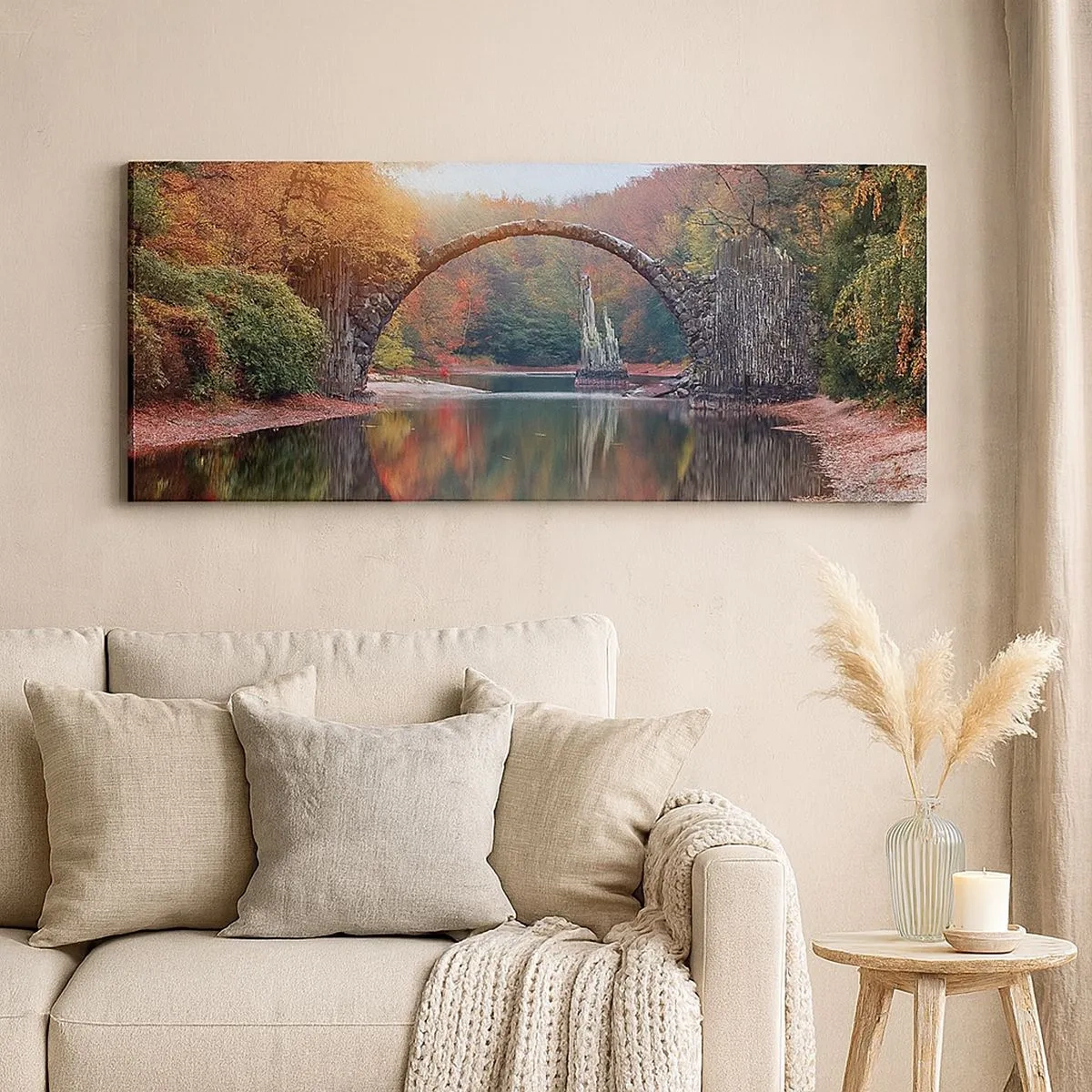 Obraz na plátně - Za zrcadlem - 100x40 cm