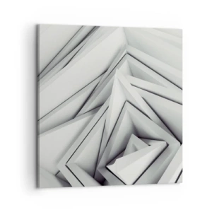 Obraz na plátně - Symfonie ostrých úhlů - 60x60 cm
