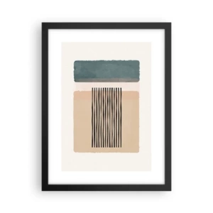 Plakát v černém rámu - Všechno v pořádku - 30x40 cm