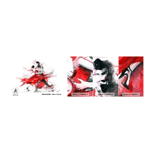Fototapeta Vzorek Standard Eco - Tango - rytmus náruživostí - Abstrakce, Tanec, Tanečník - 100x30 cm