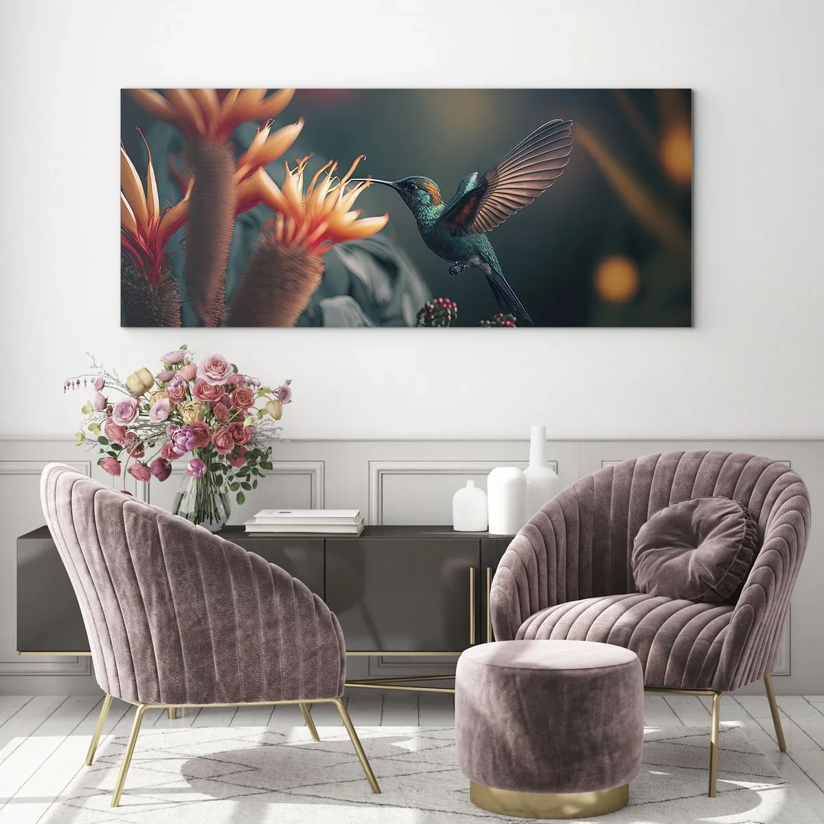 Obraz na skle - Skutečně pestrý život - 100x40 cm