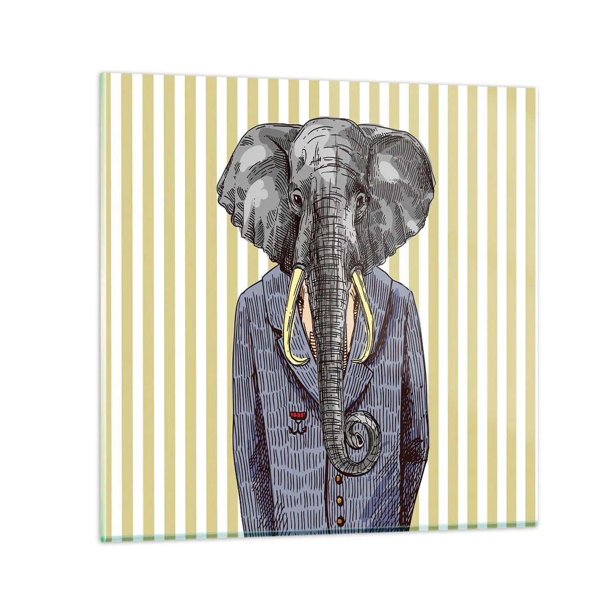 Obraz na skle - Elegantní od přírody - 70x70 cm