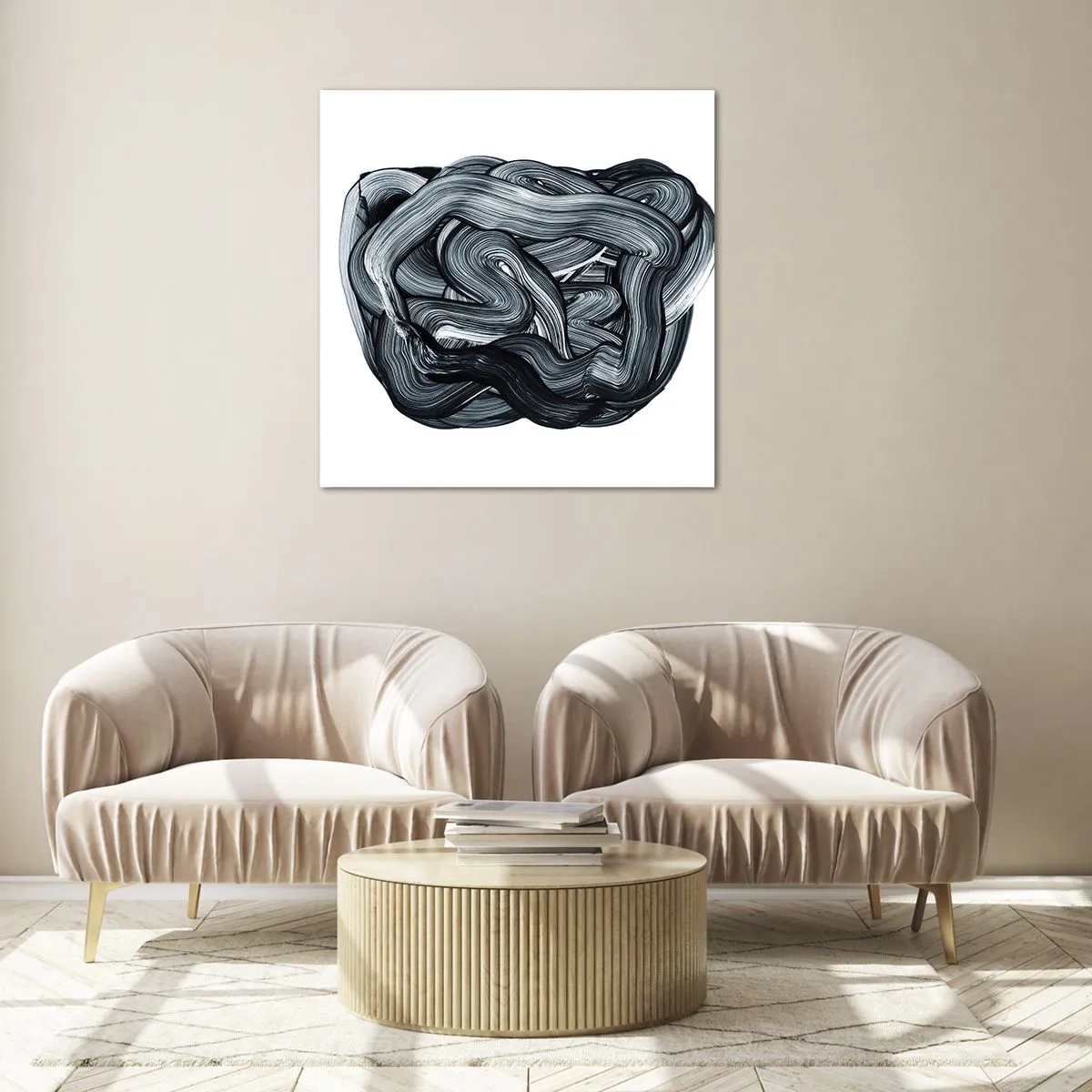 Obraz na skle - Není to tak jednoduché - 60x60 cm