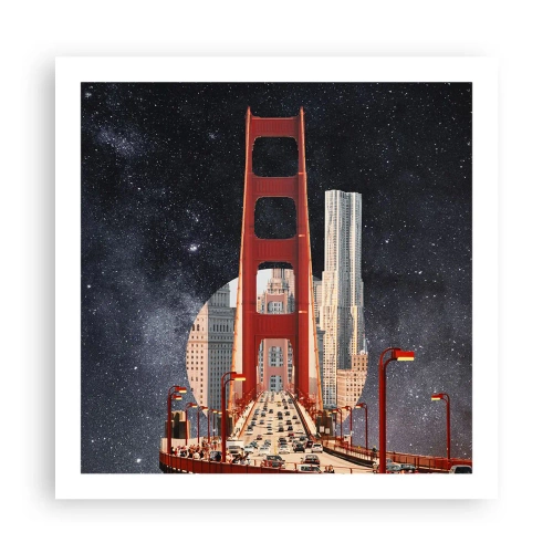 Plakát - Vždy uprostřed - 60x60 cm