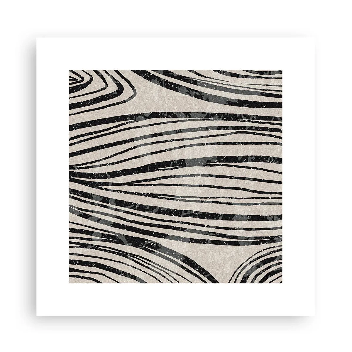 Plakát - Močál s liniemi - 30x30 cm