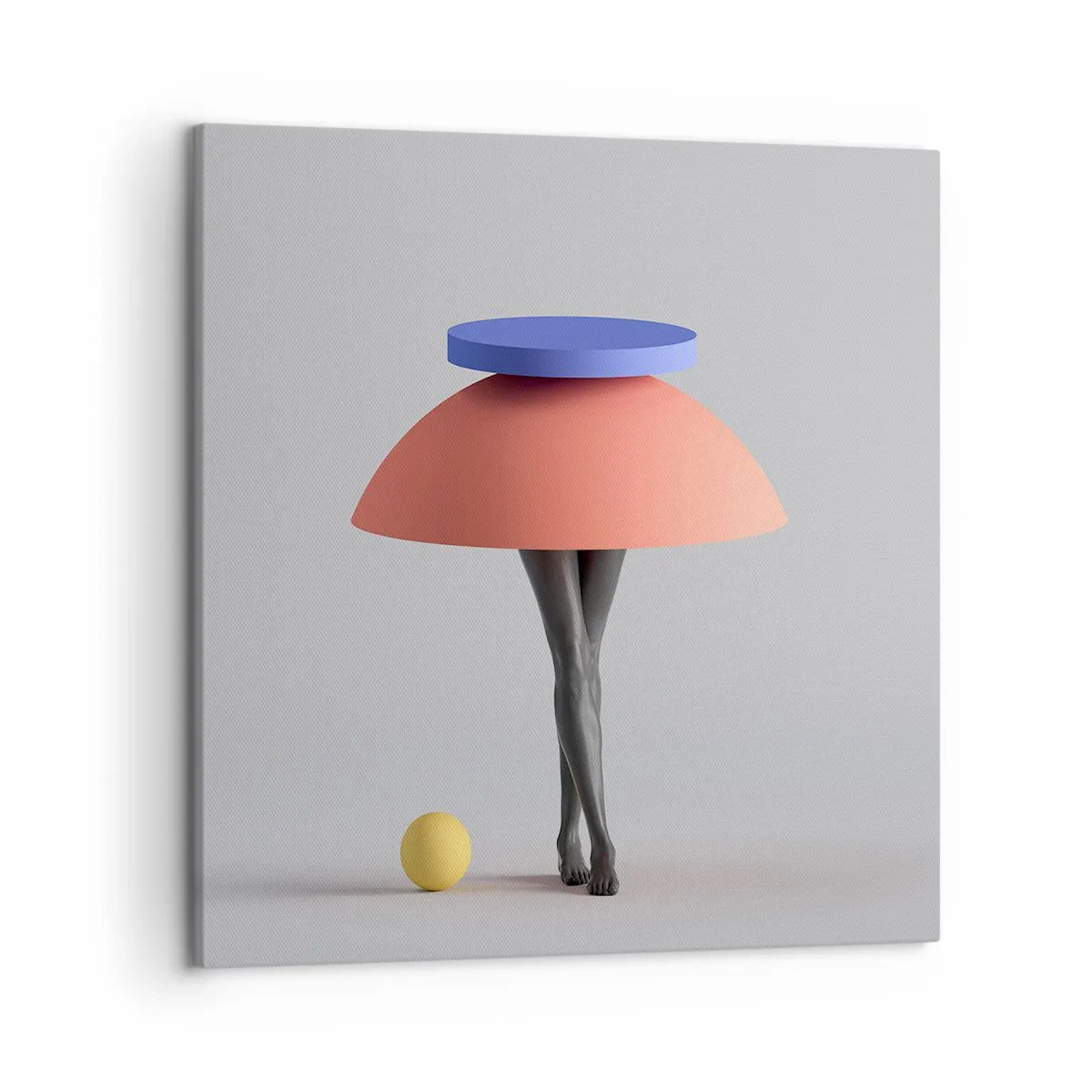 Obraz na plátně - Surrealistická kompozice - 50x50 cm