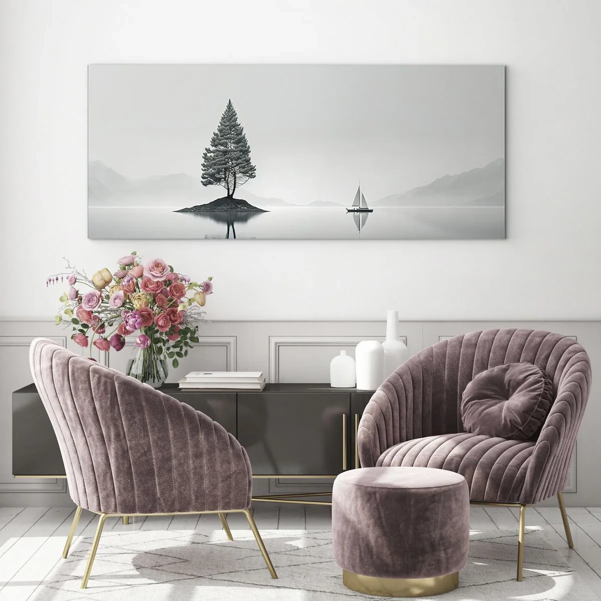 Obraz na skle - Snění - 100x40 cm