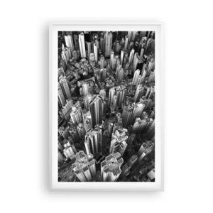 Plakát v bílém rámu - Stále výš a výš - 61x91 cm