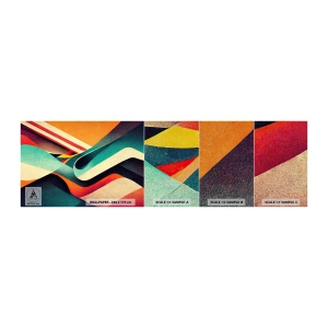 Vzor Fototapety Premium Sand - Intenzivní kompozice - Abstrakce, Kus, Čáry - 100x30 cm
