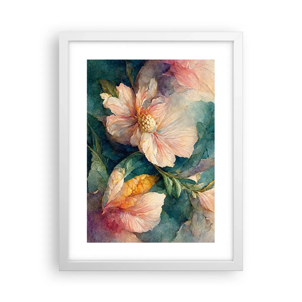 Plakát v bílém rámu - Čirá subtilnost - 30x40 cm