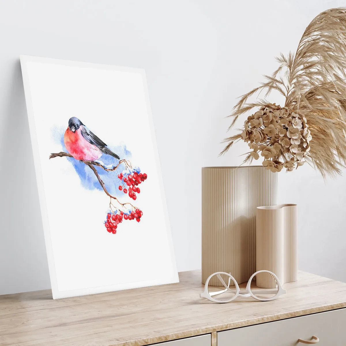 Plakát - Barevná zima - 40x50 cm