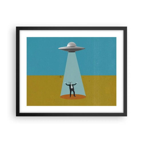 Plakát v černém rámu - Blízké setkání - 50x40 cm