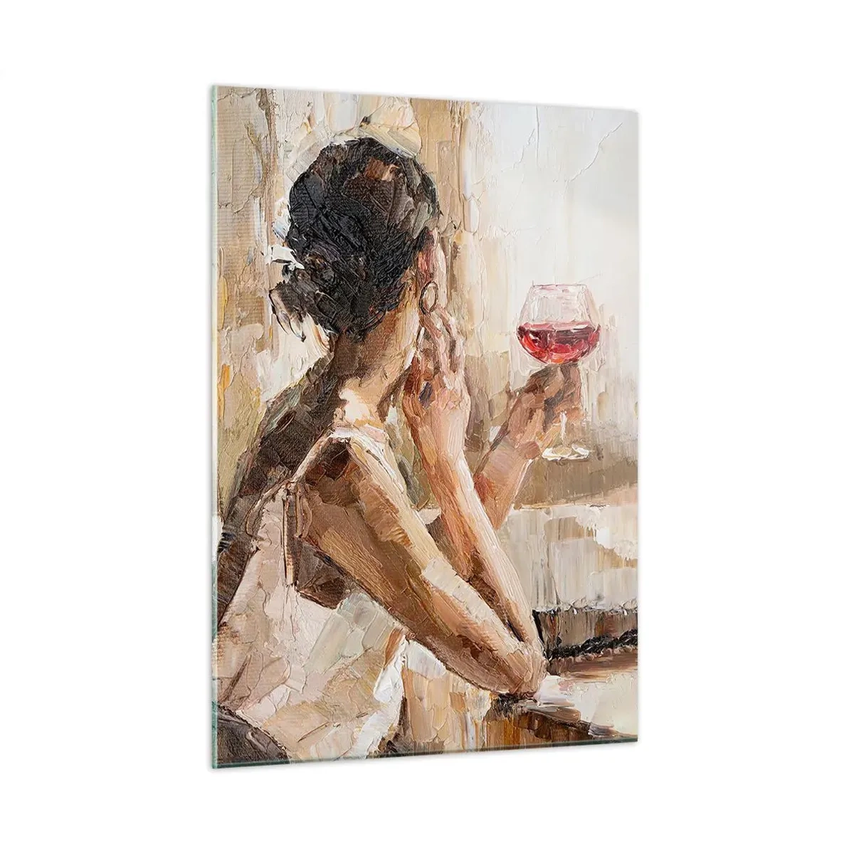 Obraz na skle - Chuť dobré chvíle - 50x70 cm