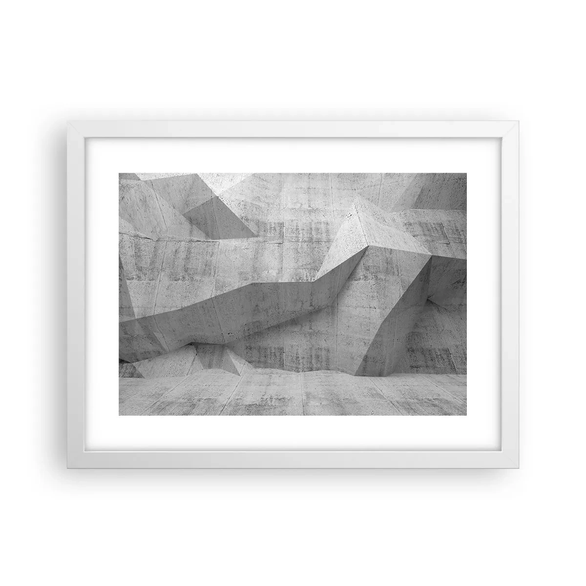 Plakát v bílém rámu - Skutečná výzva - 40x30 cm