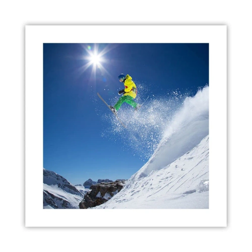 Plakát - Tančící s horami - 40x40 cm