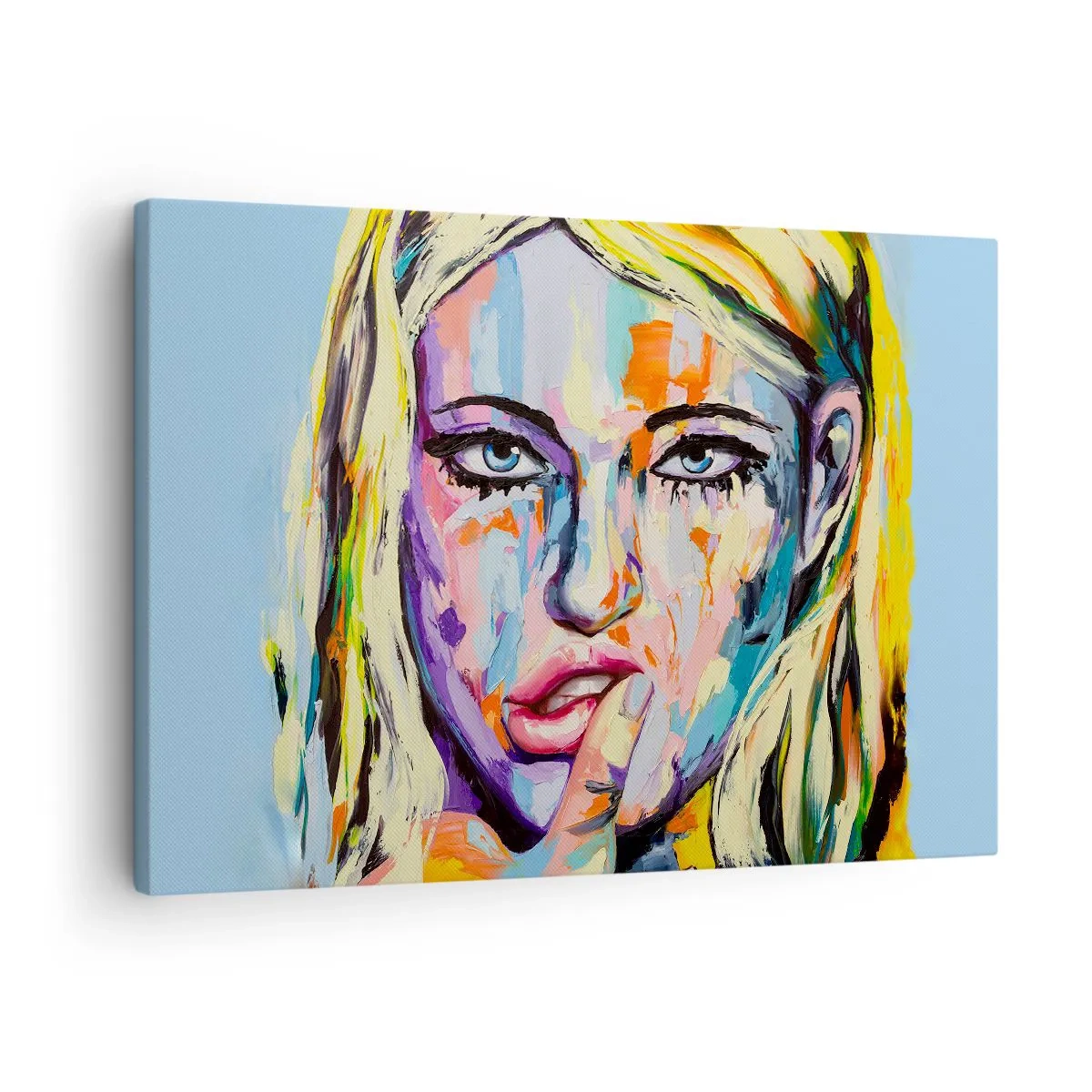 Obraz na plátně - Podívej se jí přímo do očí - 70x50 cm