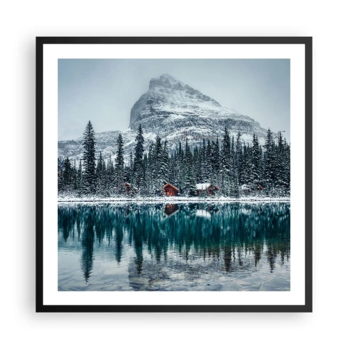 Plakát v černém rámu - Kanadské útočiště - 60x60 cm