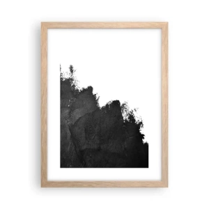Plakát v rámu světlý dub - Živly: země - 30x40 cm