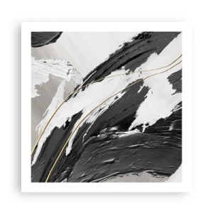 Plakát - Velkorysá abstrakce - 60x60 cm