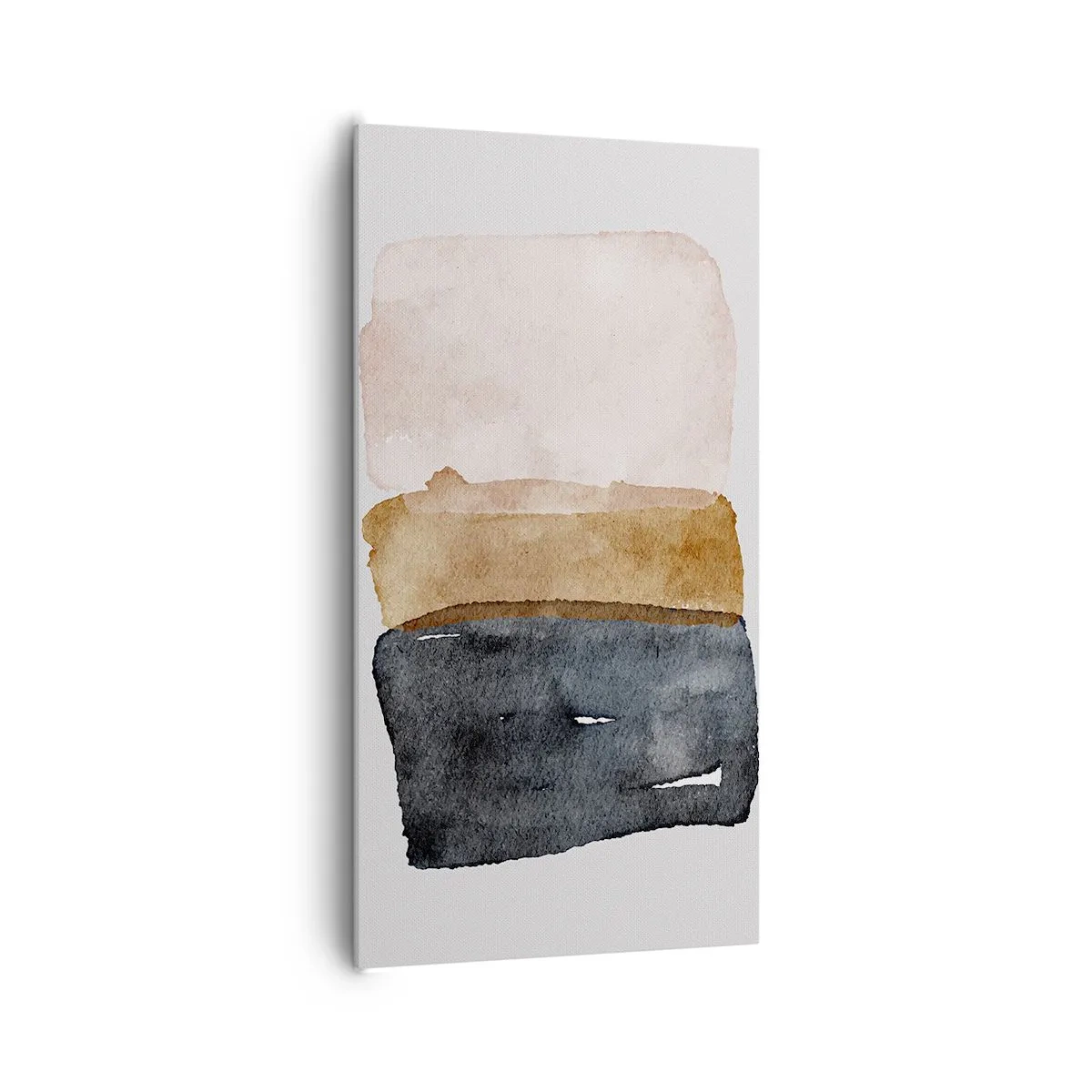 Obraz na plátně - Kompozice zemitých barev - 65x120 cm